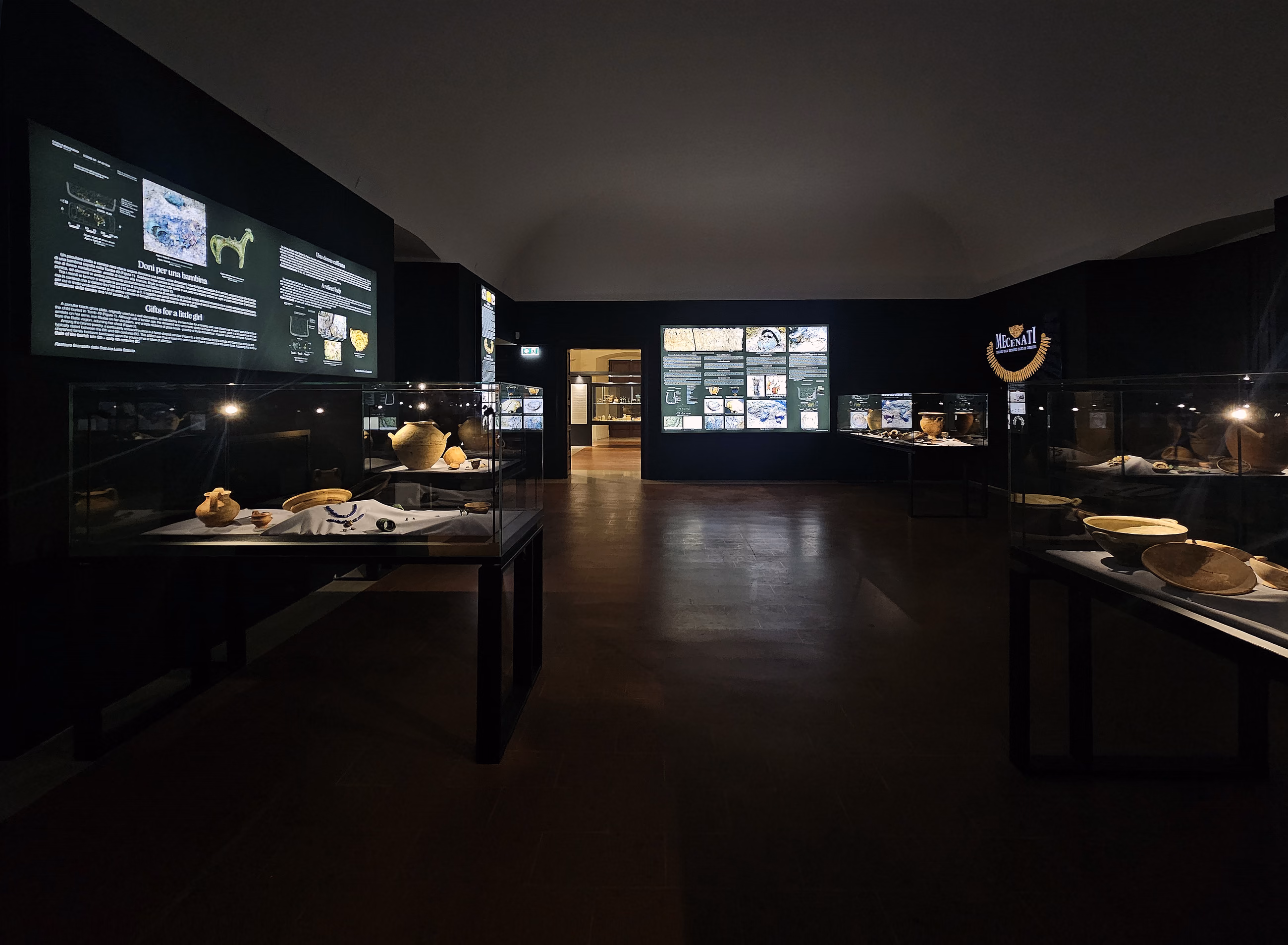 Installazione museografica Mecenati